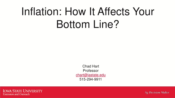 inflation how it affects your bottom line