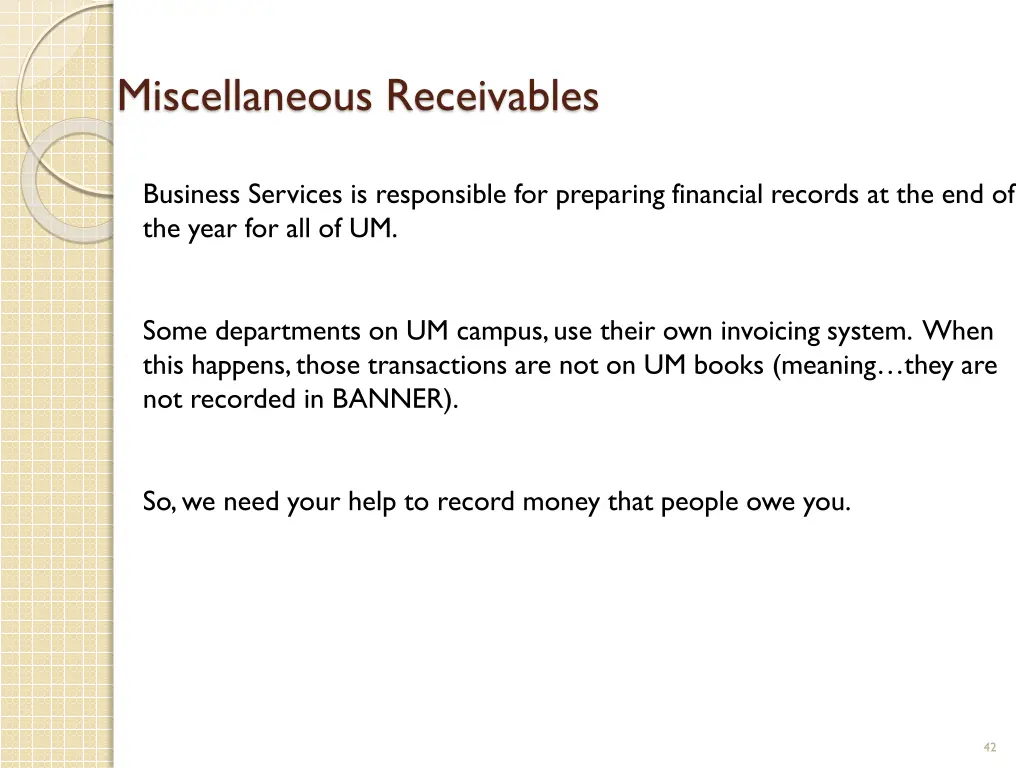 miscellaneous receivables