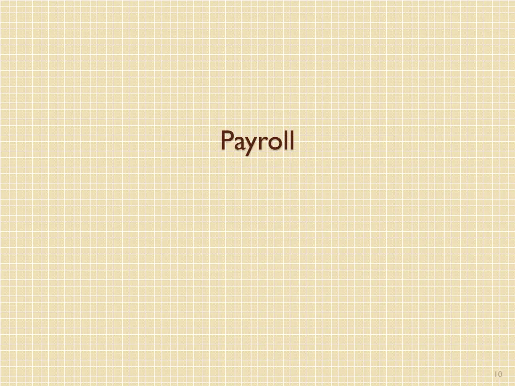 payroll