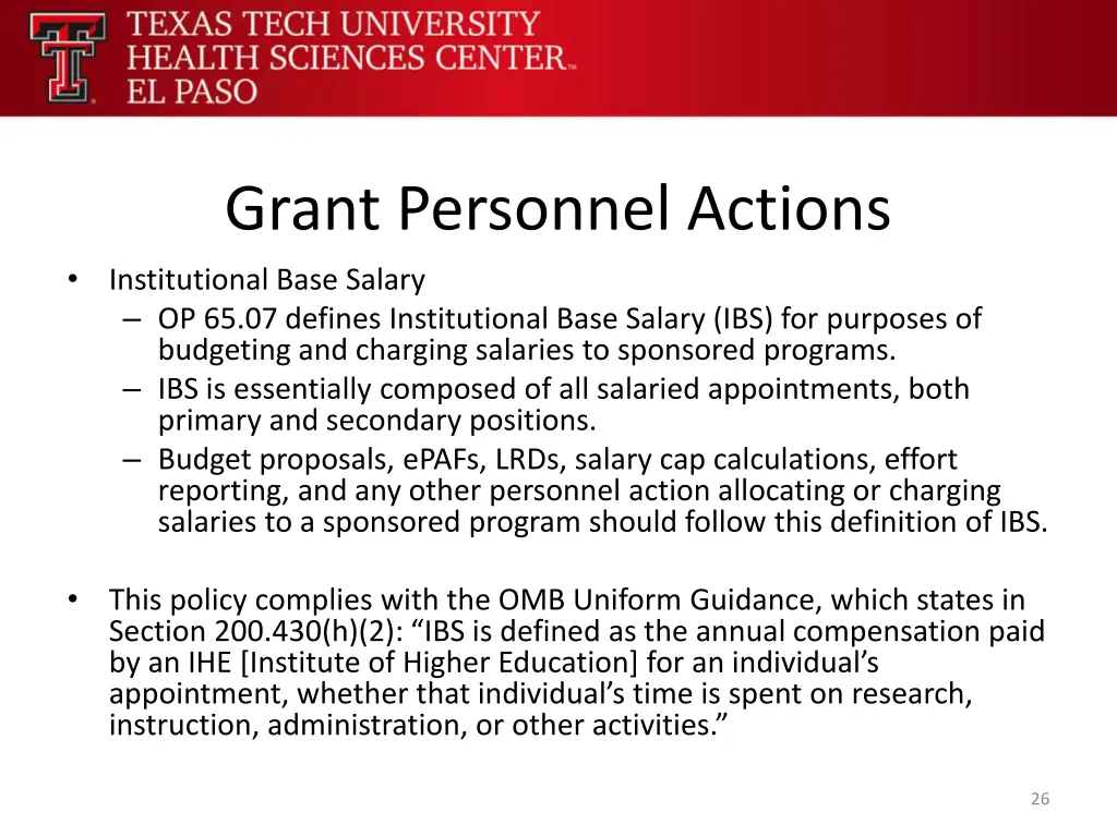 grant personnel actions 1