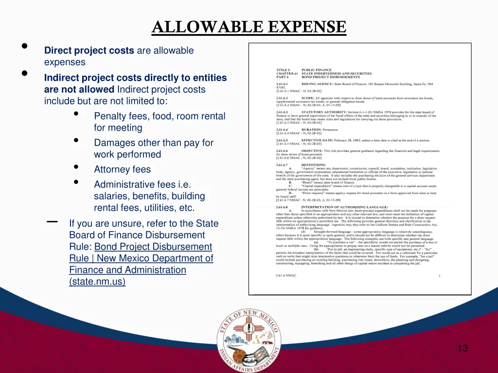 allowable expense