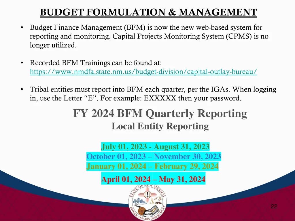 budget formulation management