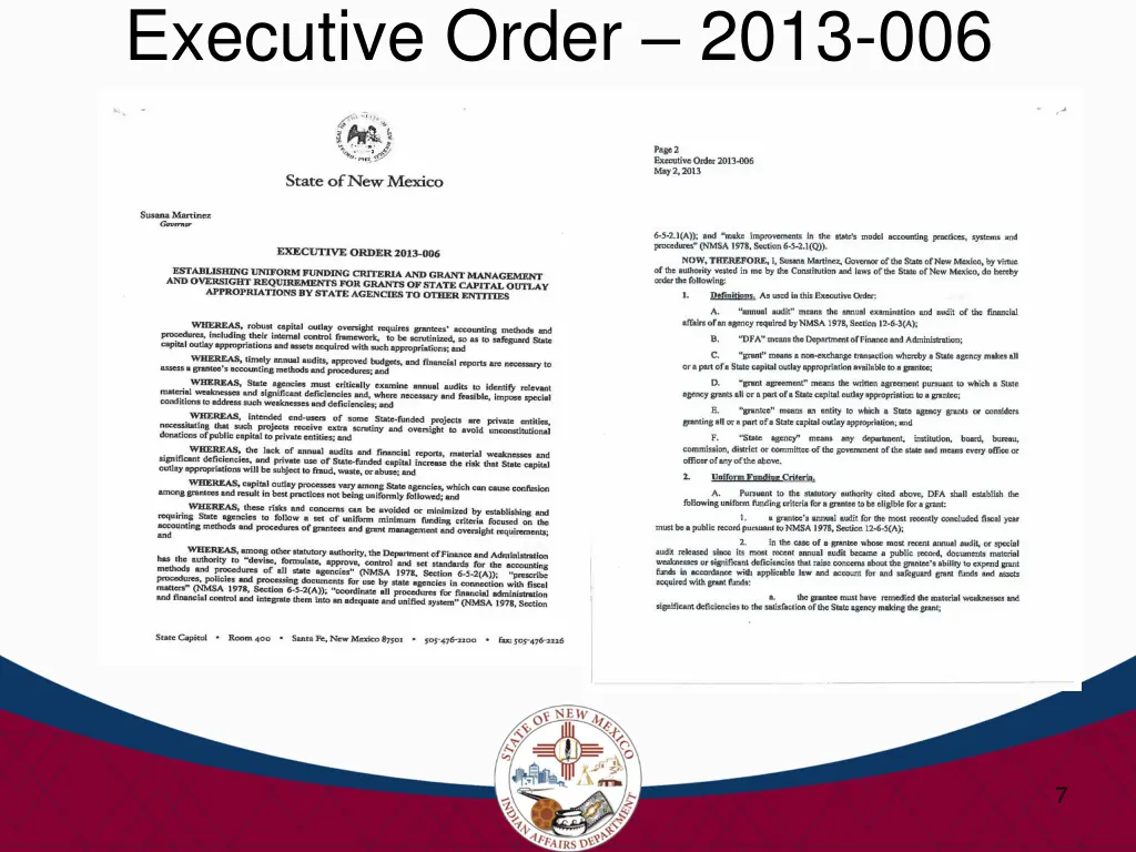 executive order 2013 006