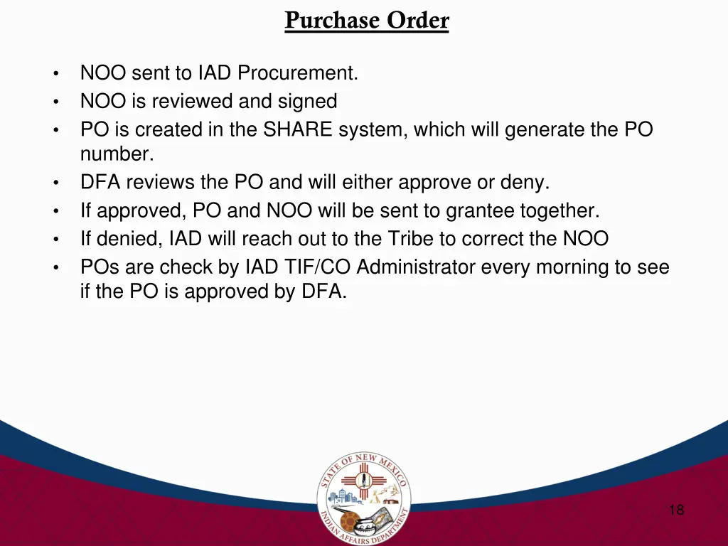 purchase order