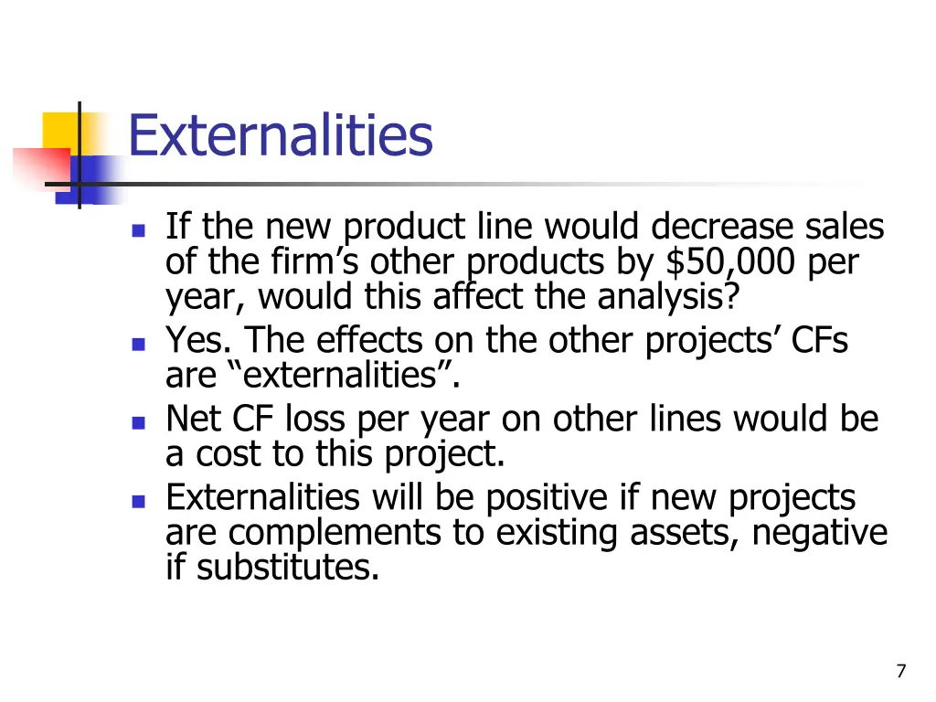 externalities