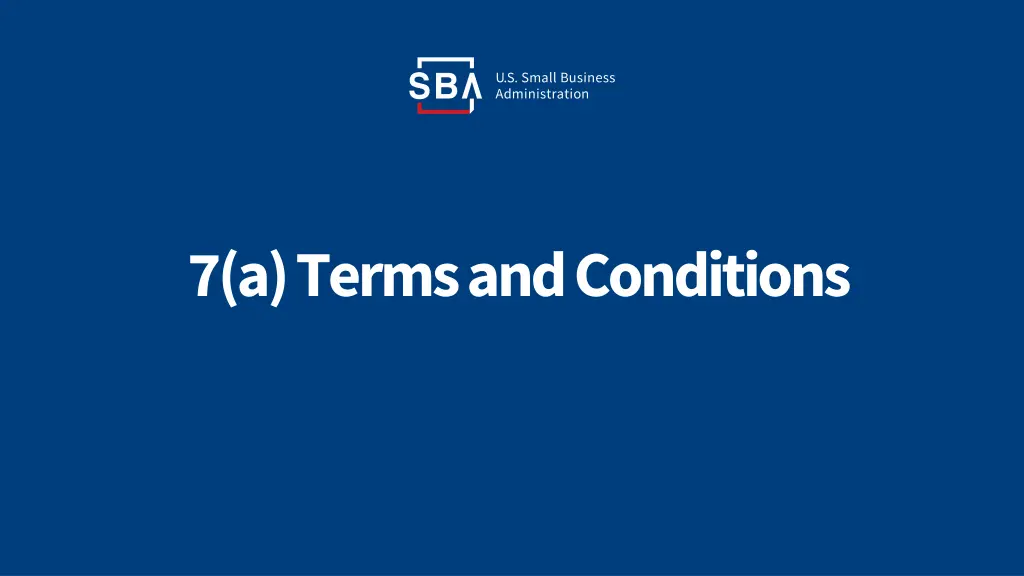 7 a terms and conditions