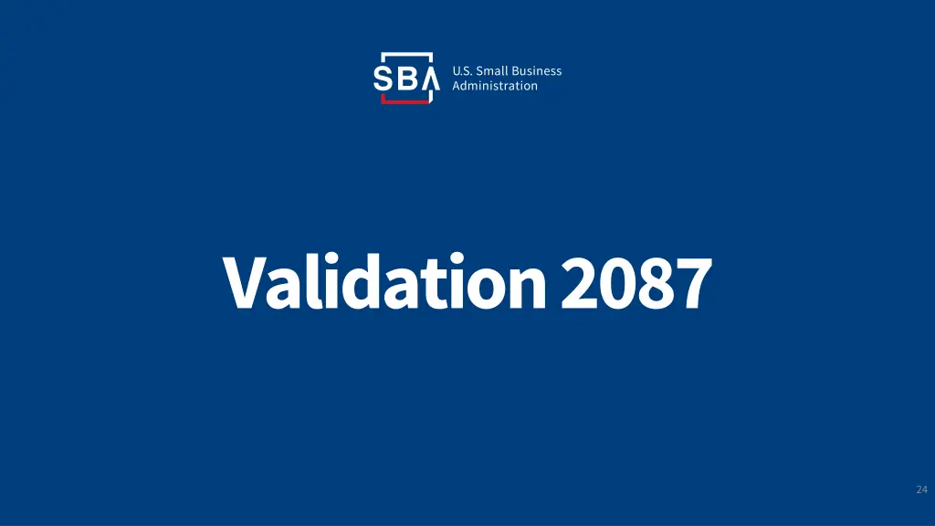 validation 2087