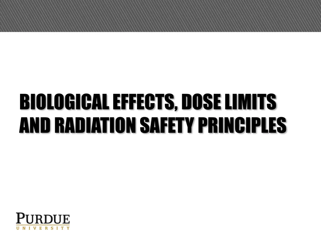 biological effects dose limits and radiation