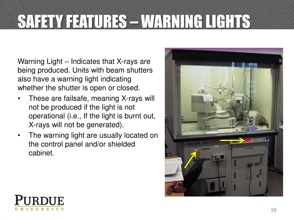 safety features warning lights