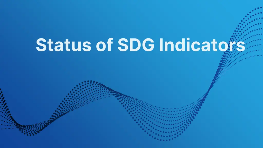 status of sdg indicators