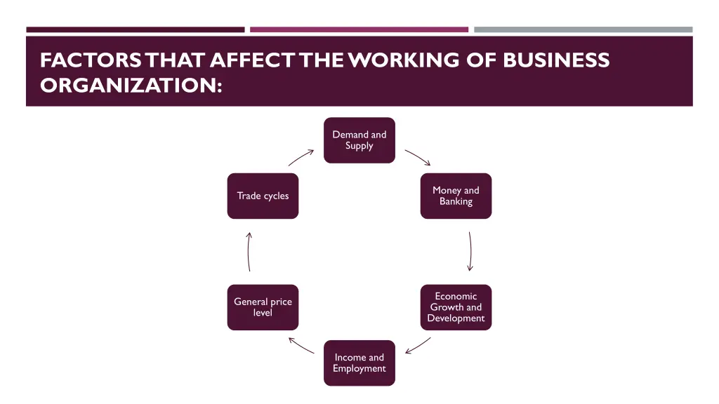 factors that affect the working of business