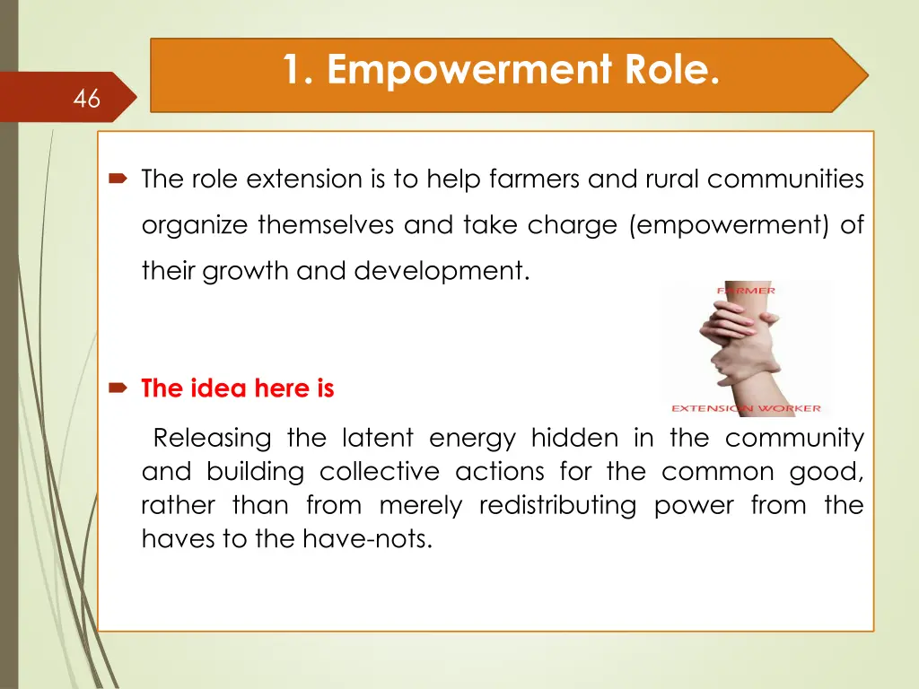 1 empowerment role