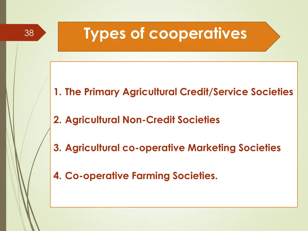 types of cooperatives