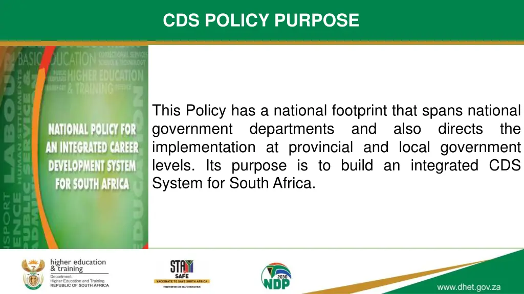 cds policy purpose