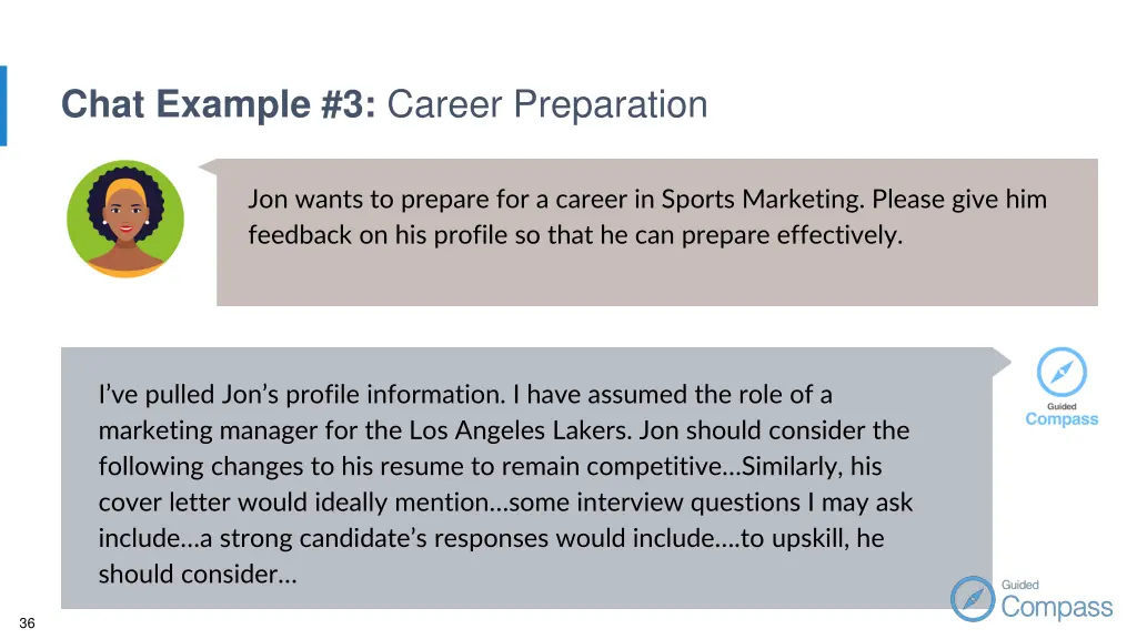 chat example 3 career preparation