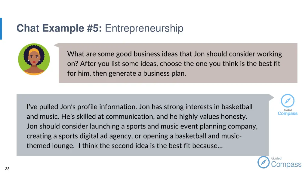 chat example 5 entrepreneurship