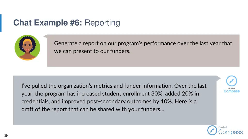 chat example 6 reporting