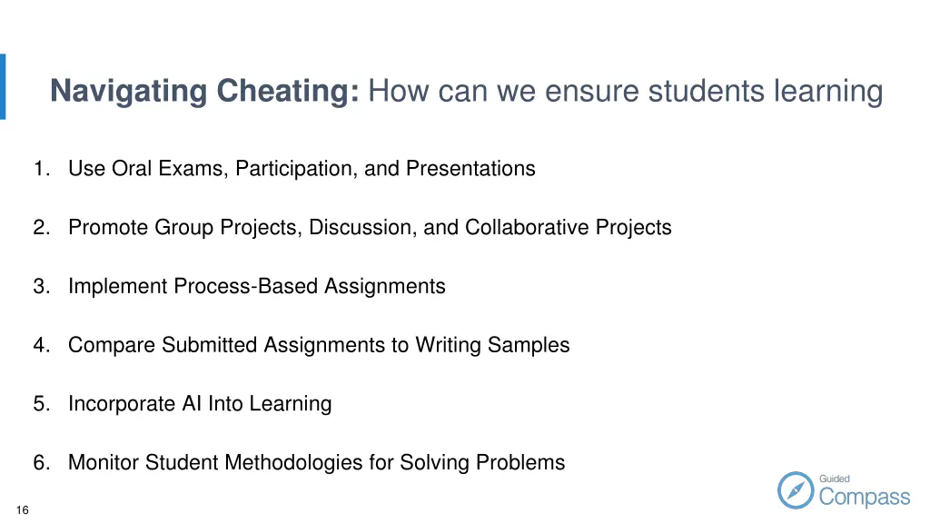 navigating cheating how can we ensure students