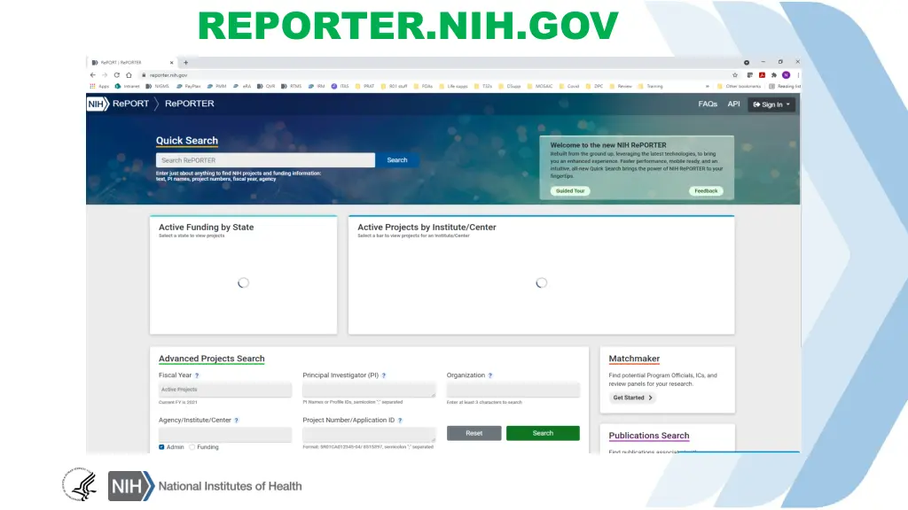 reporter nih gov