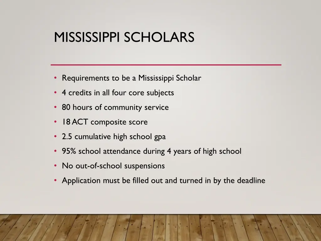 mississippi scholars