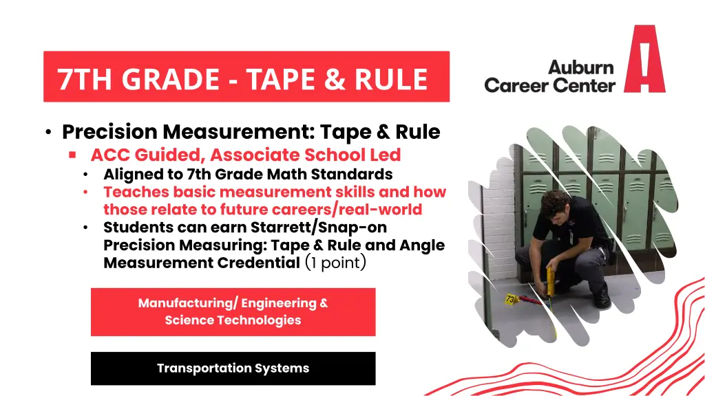 7th grade tape rule