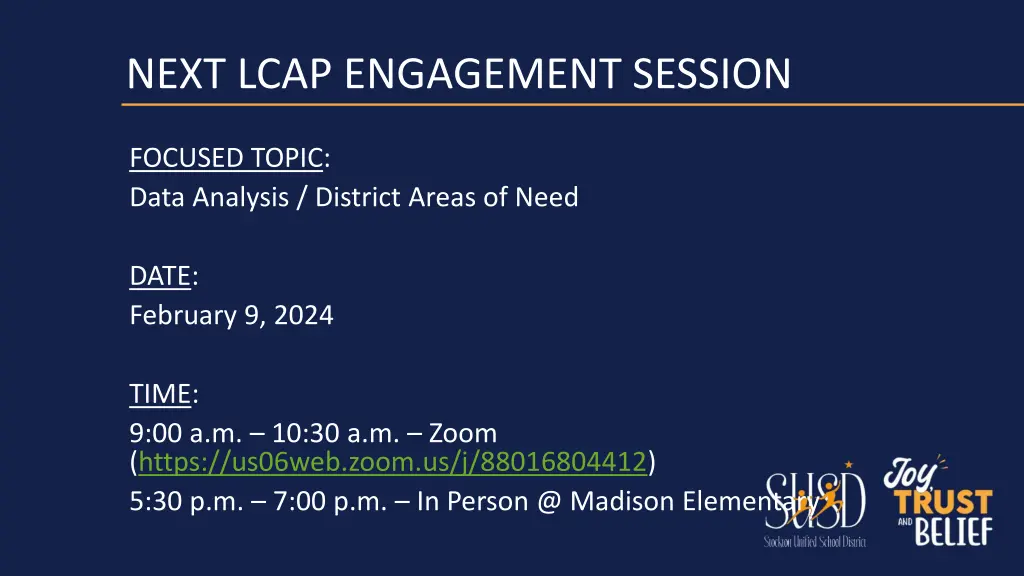 next lcap engagement session