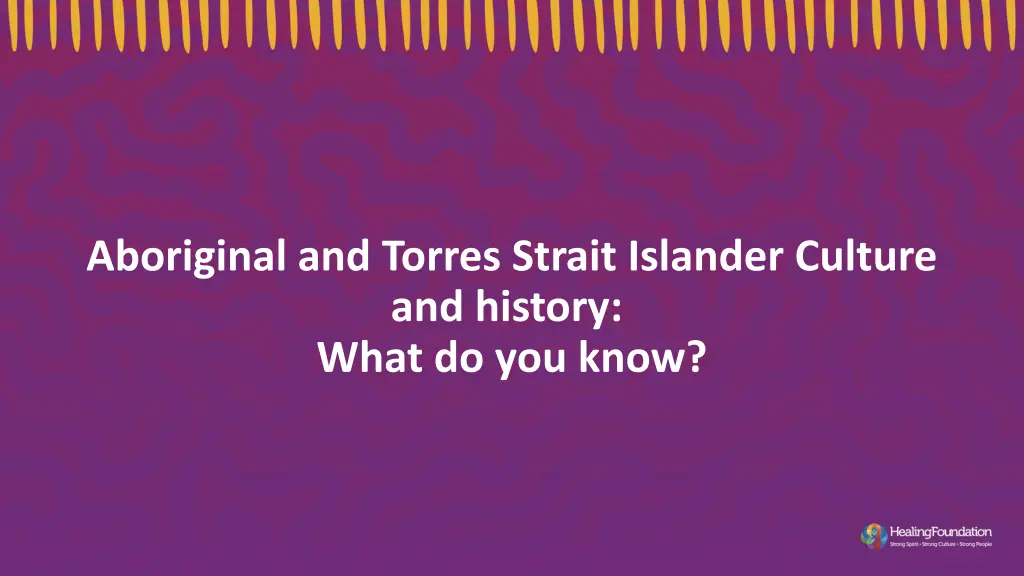 aboriginal and torres strait islander culture