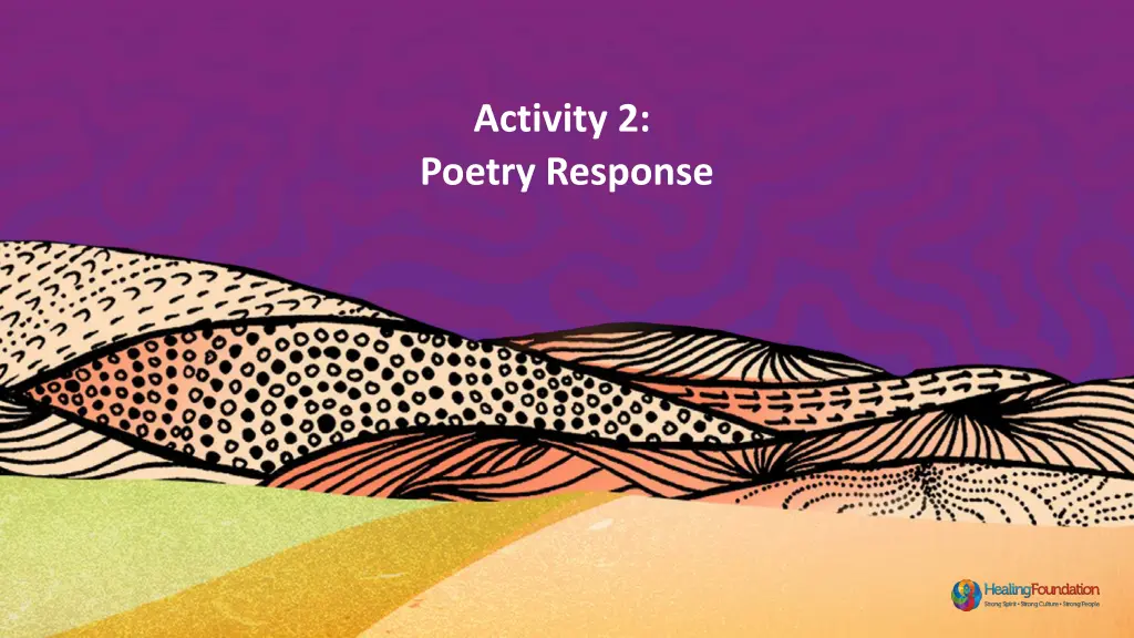 activity 2 poetry response