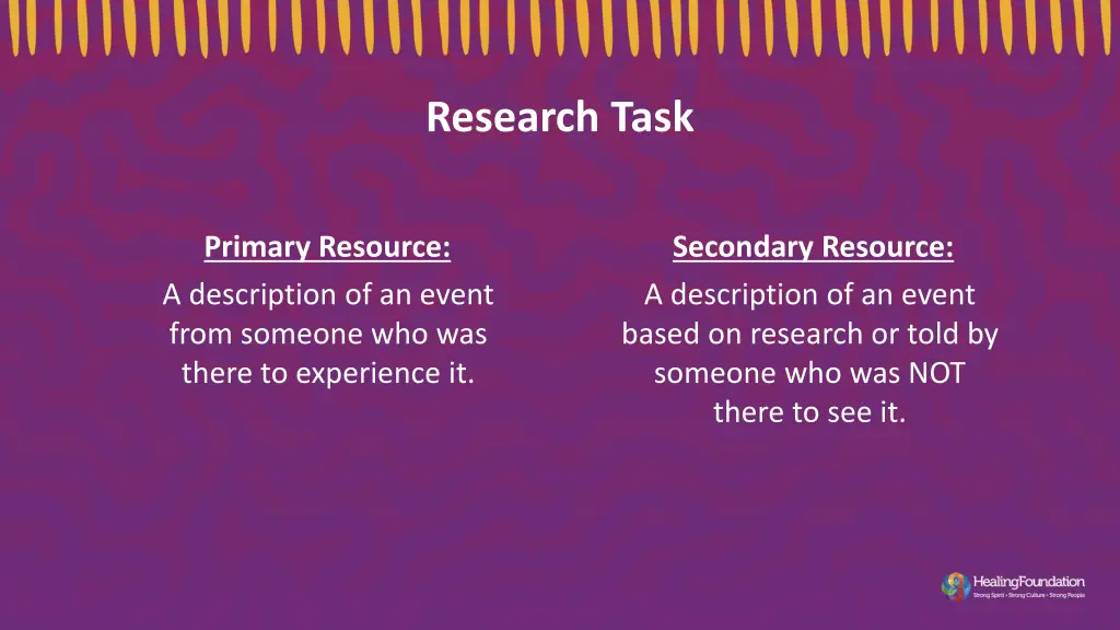 research task