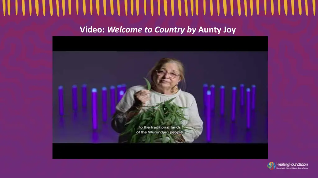 video welcome to country by aunty joy