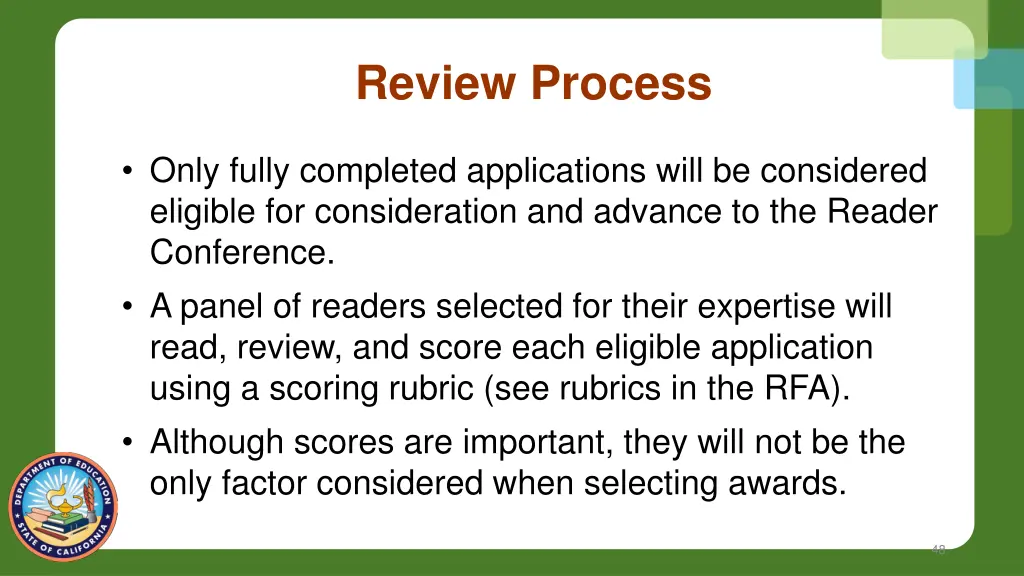 review process