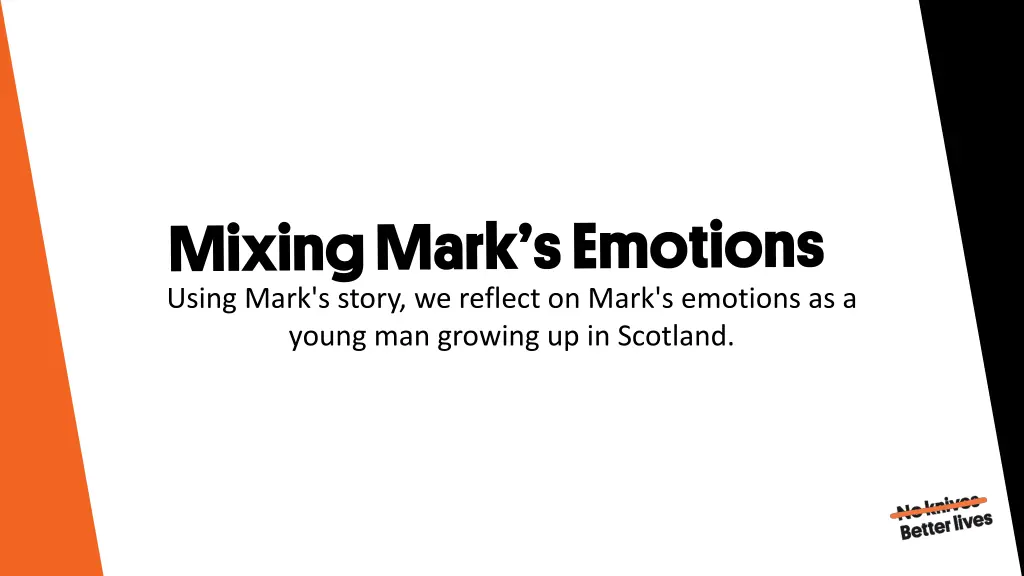 using mark s story we reflect on mark s emotions