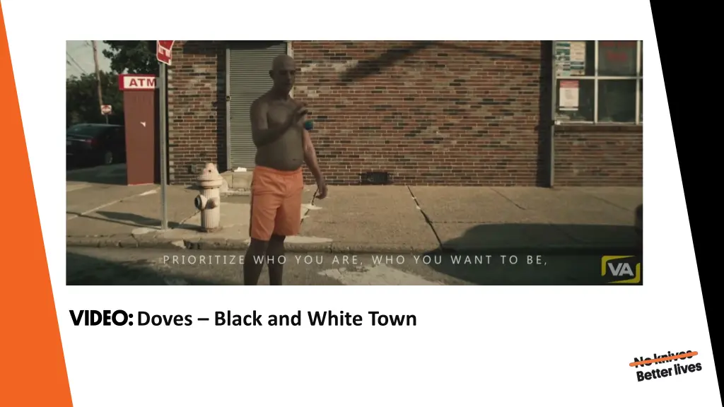 video doves black and white town