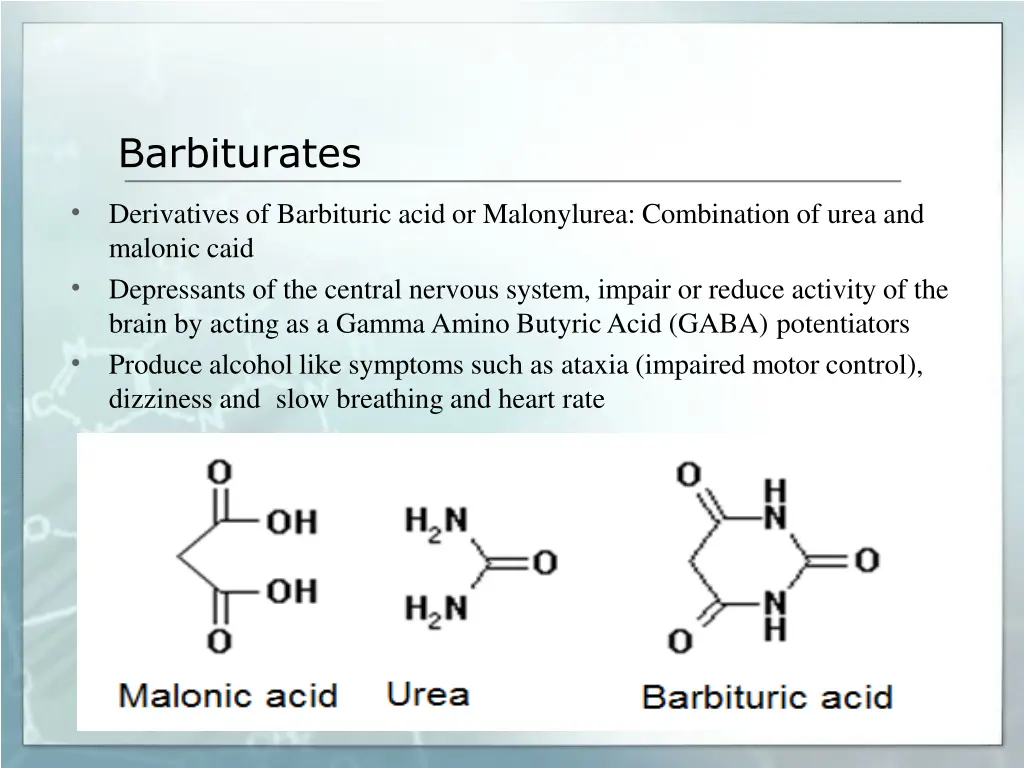 barbiturates 1