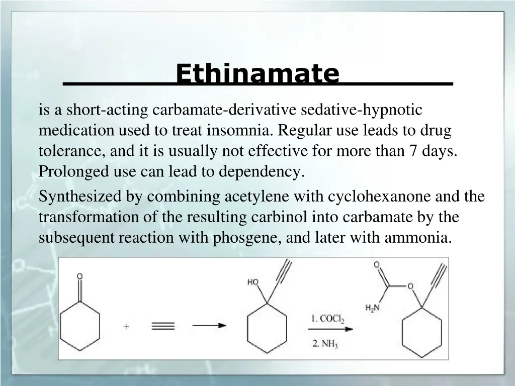 ethinamate