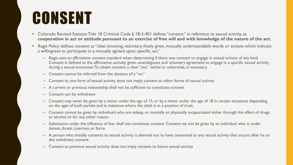 consent