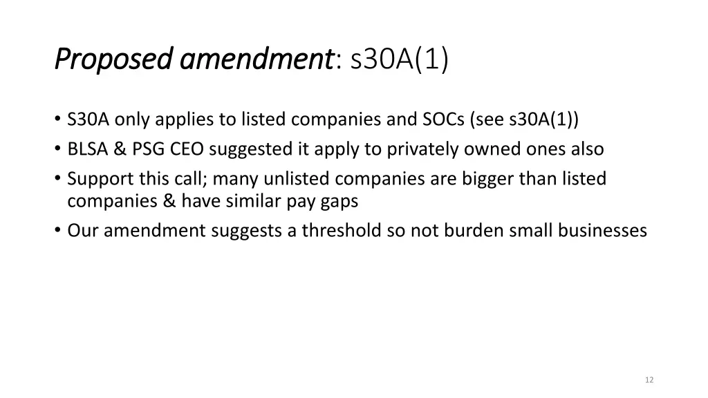 proposed amendment proposed amendment s30a 1