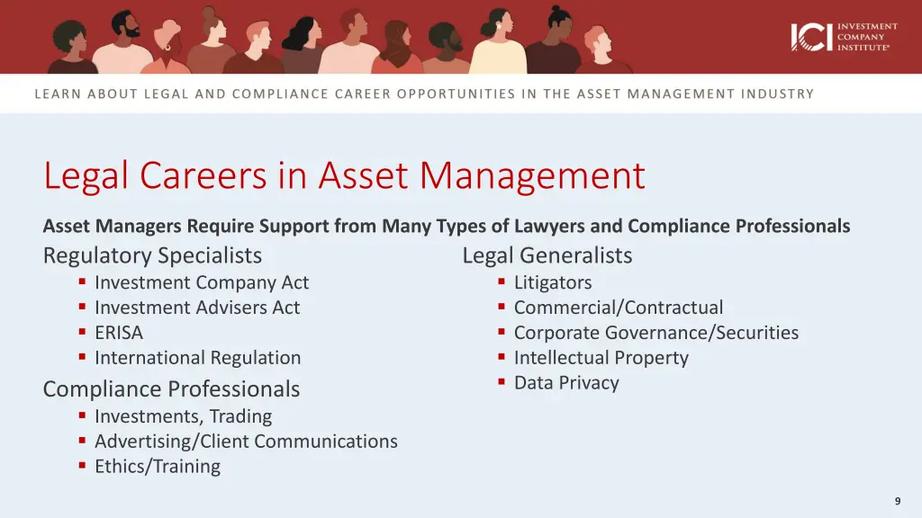 legal careers in asset management