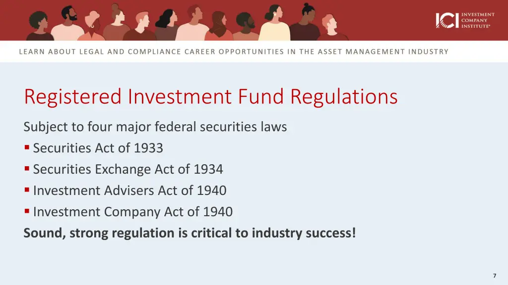 registered investment fund regulations