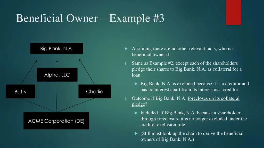 beneficial owner example 3