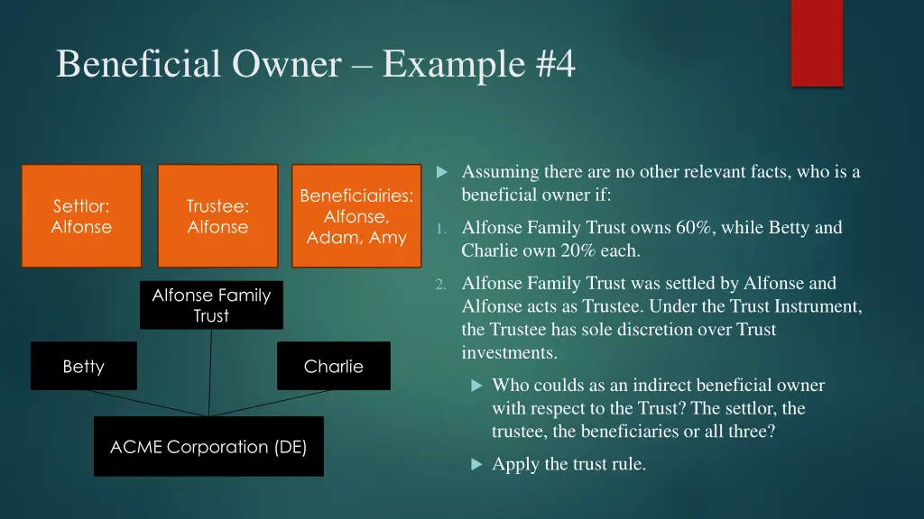 beneficial owner example 4