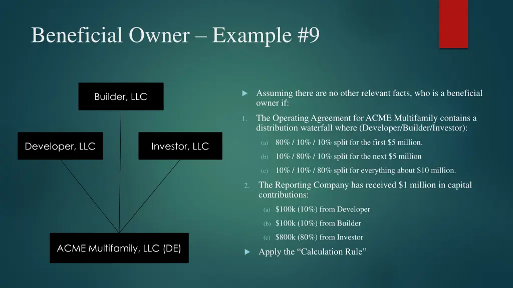 beneficial owner example 9