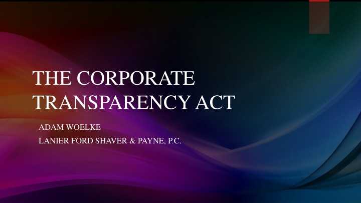 the corporate transparency act