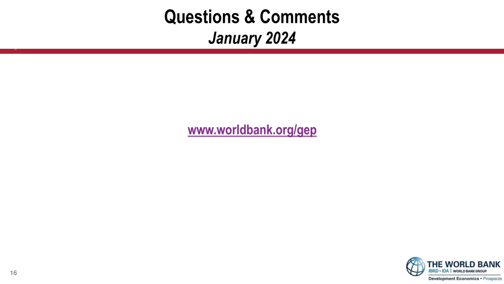 questions comments january 2024