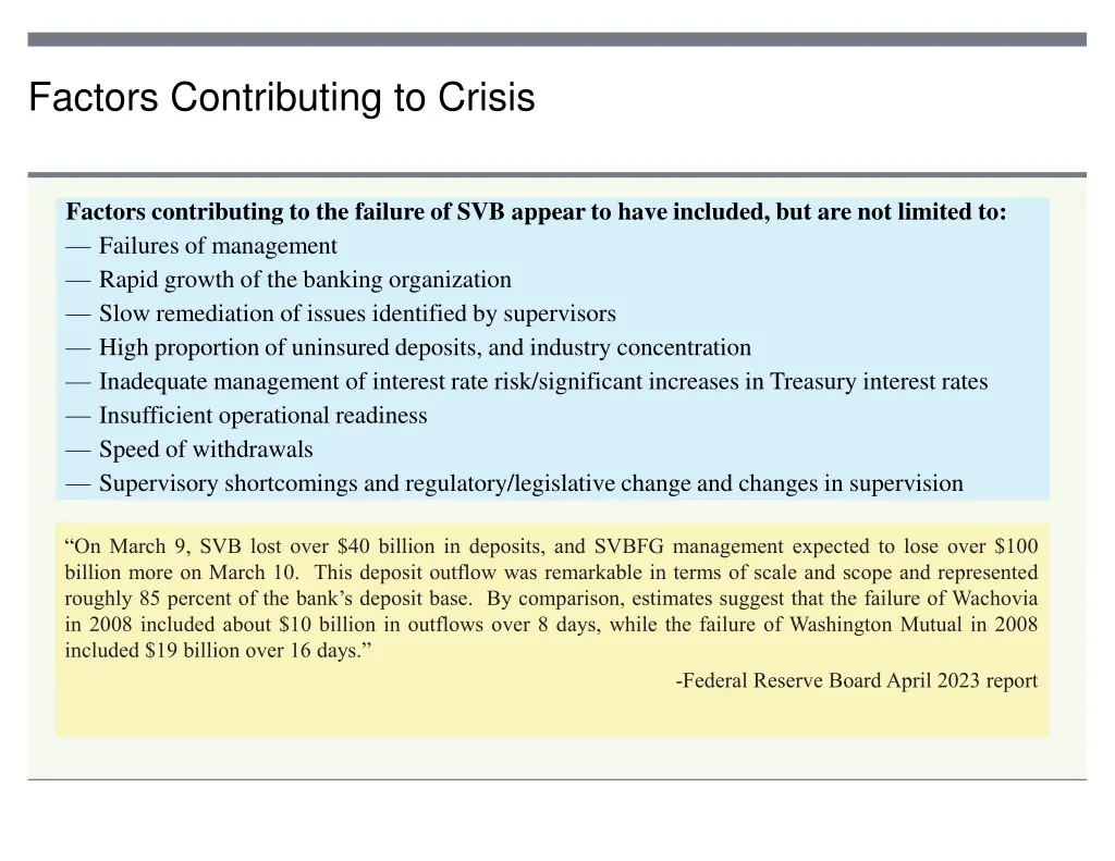 factors contributing to crisis