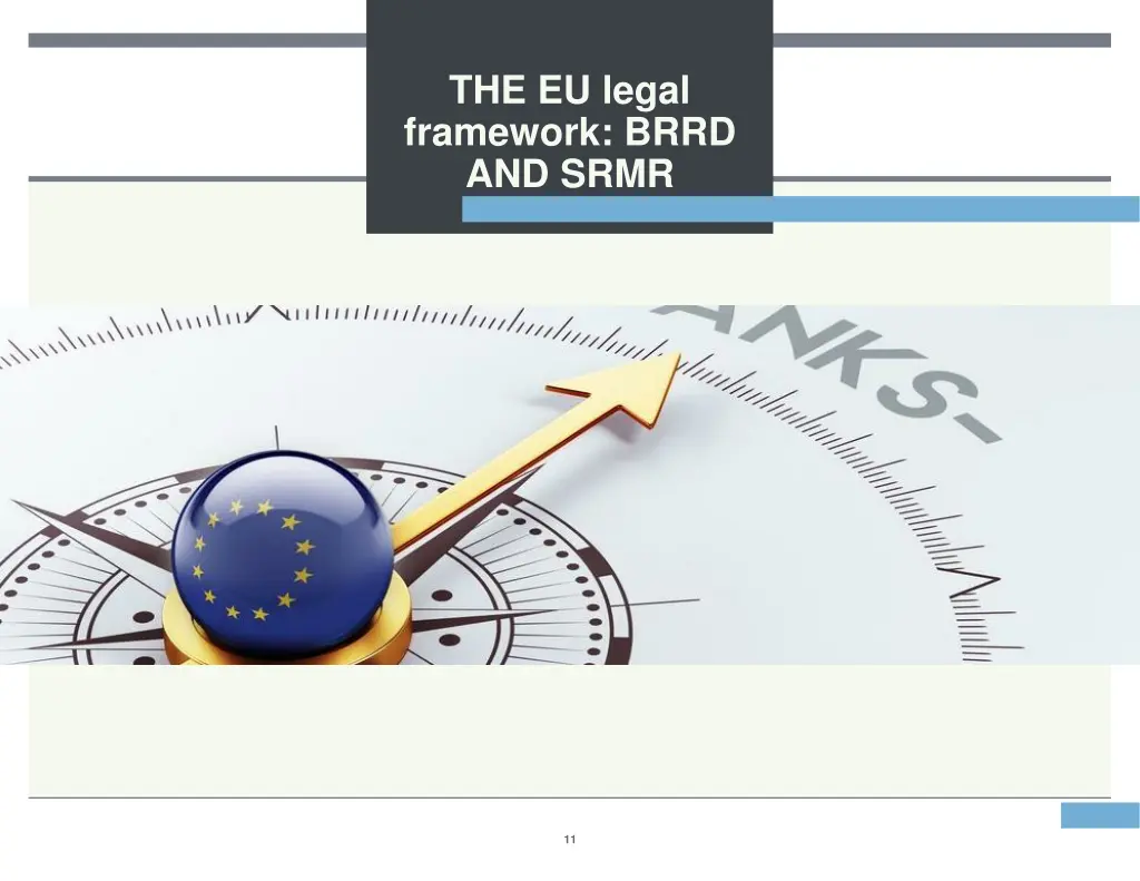 the eu legal framework brrd and srmr