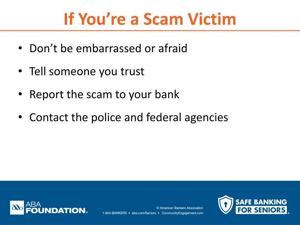 if you re a scam victim