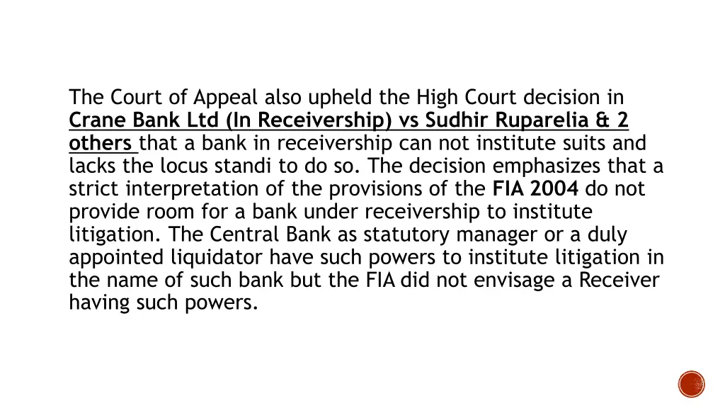 the court of appeal also upheld the high court