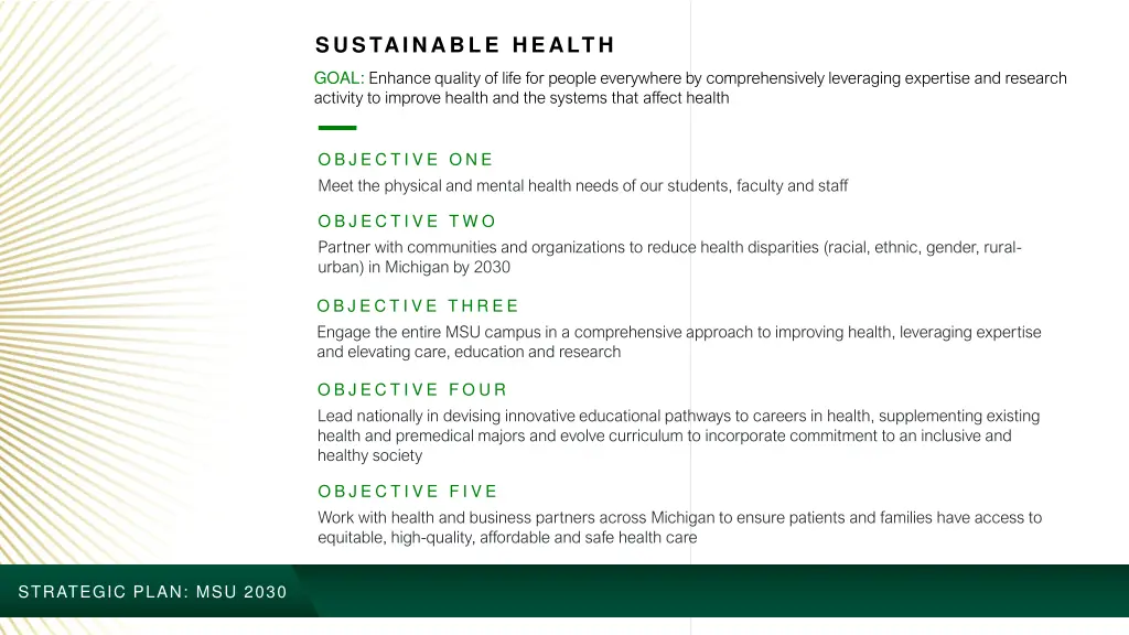 sustainable health