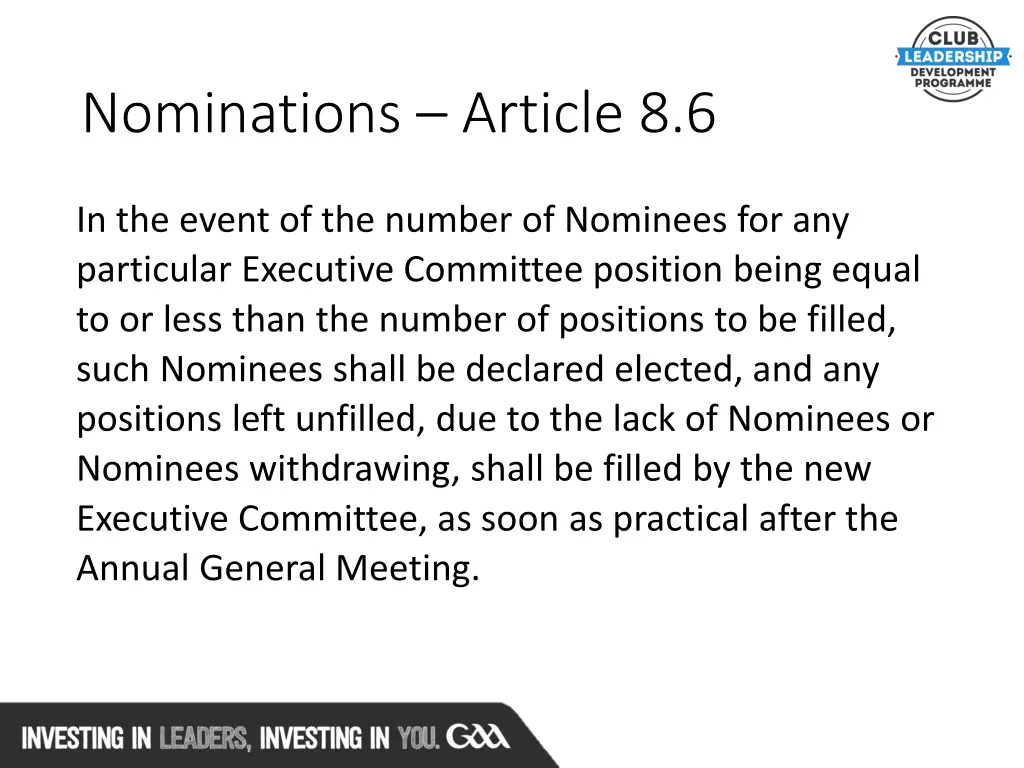 nominations article 8 6